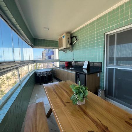 Apartamento Guilhermina De Frente Para O Mar Praia Grande  Exterior foto