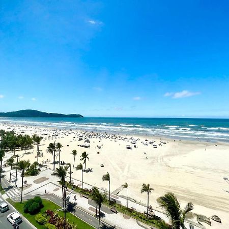 Apartamento Guilhermina De Frente Para O Mar Praia Grande  Exterior foto