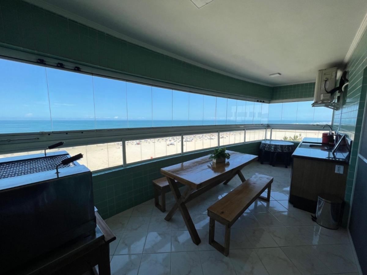 Apartamento Guilhermina De Frente Para O Mar Praia Grande  Exterior foto