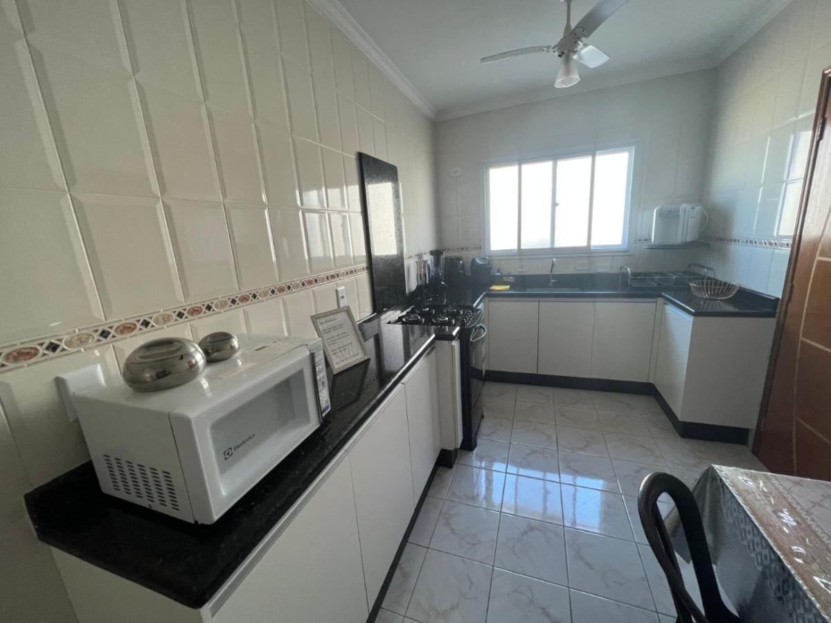 Apartamento Guilhermina De Frente Para O Mar Praia Grande  Exterior foto