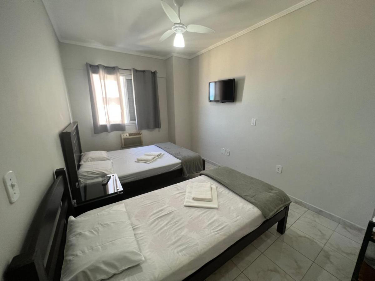 Apartamento Guilhermina De Frente Para O Mar Praia Grande  Exterior foto