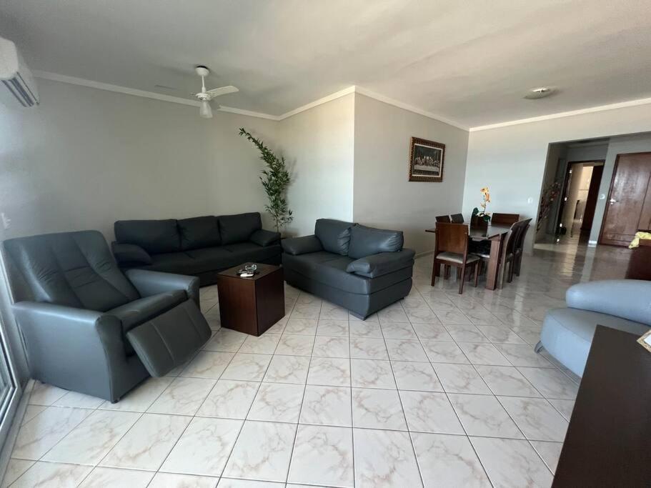 Apartamento Guilhermina De Frente Para O Mar Praia Grande  Exterior foto